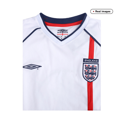 Retro BECKHAM #7 Men's England 2002 Home Soccer Jersey product view 5