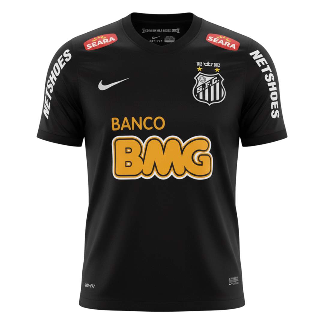 Retro Men's Santos FC 2011/12 Away Soccer Jersey product view 1