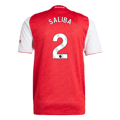 SALIBA #2 Men's Arsenal 2025/26 Player Version Home Soccer Jersey - Slim Fit product view 12