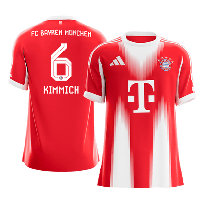 KIMMICH #6 Men's Bayern Munich 2025/26 Home Soccer Jersey Premium product view 1