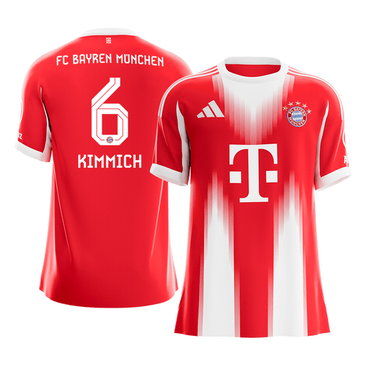 KIMMICH #6 Men's Bayern Munich 2025/26 Home Soccer Jersey Premium product view 1