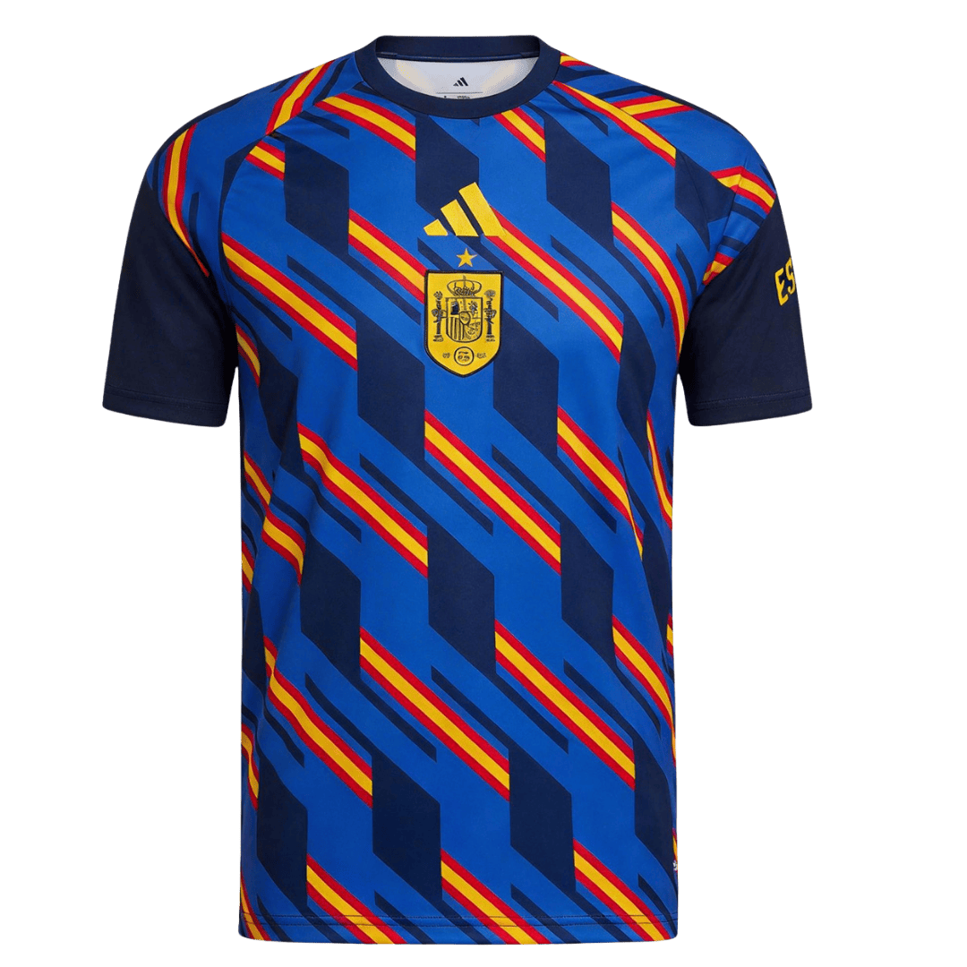 Men's Spain World Cup 2026 Pre-Match Soccer Jersey product view 1
