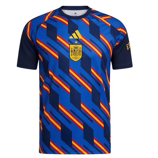 Men's Spain World Cup 2026 Pre-Match Soccer Jersey product view 1