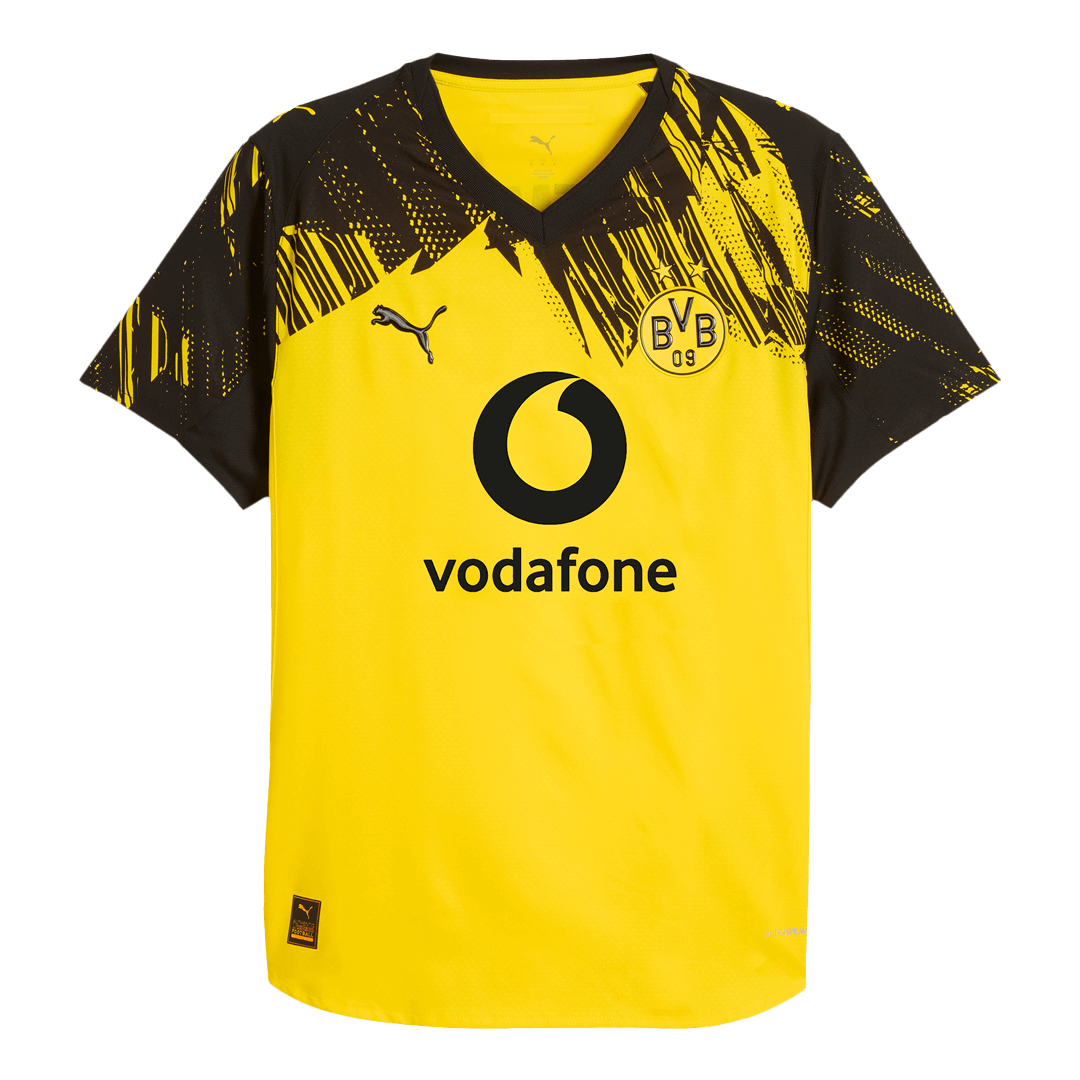 Men's Borussia Dortmund 2025/26 Player Version Home Soccer Jersey - Slim Fit product view 1