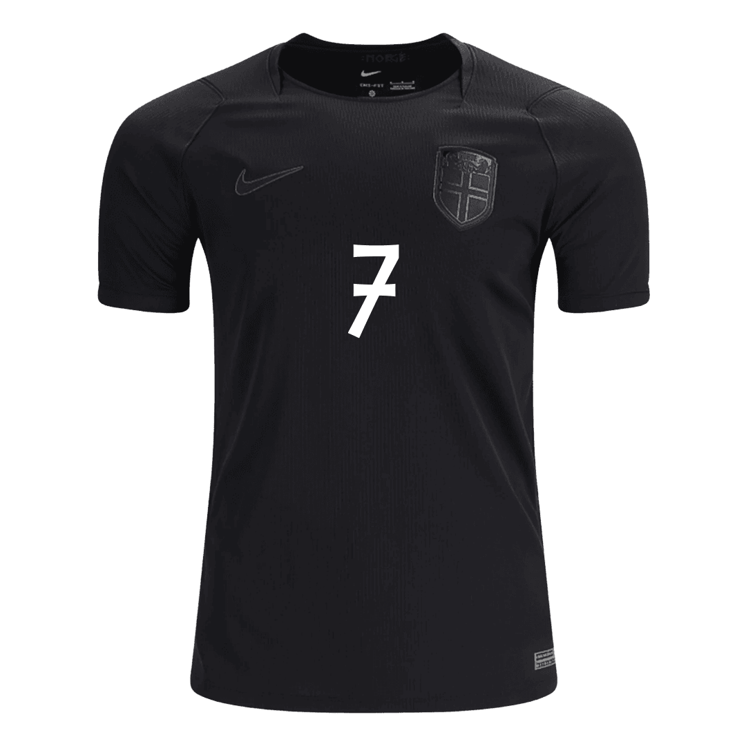 SØRLOTH #7 Men's Norway World Cup 2026 Away Soccer Jersey product view 1