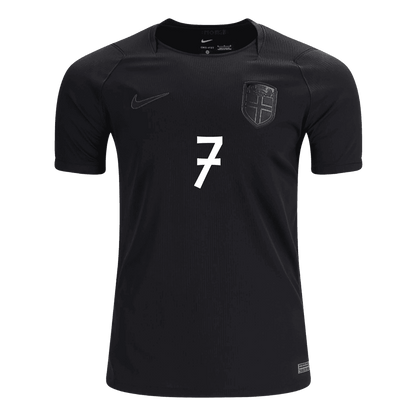 SØRLOTH #7 Men's Norway World Cup 2026 Away Soccer Jersey product view 1