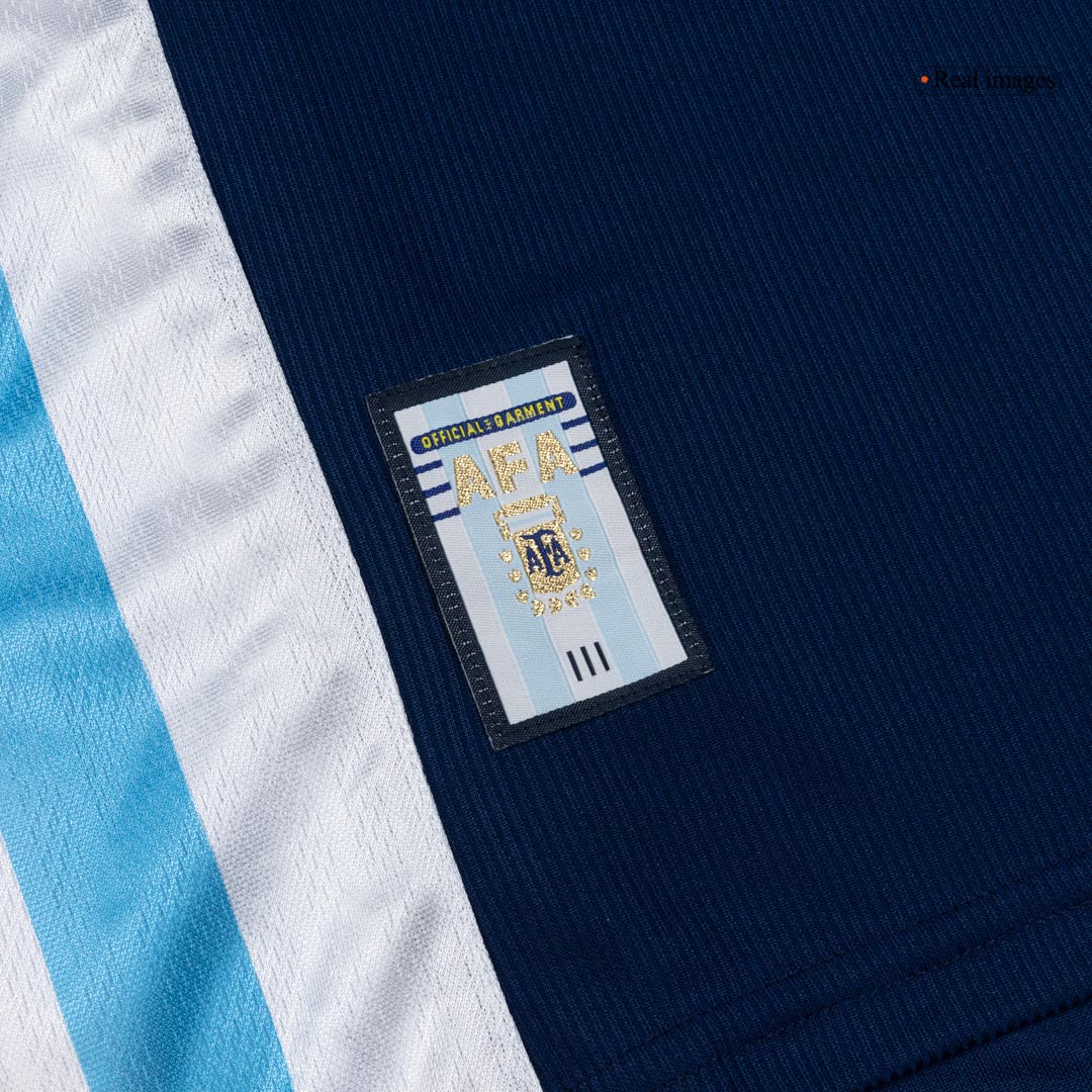 Retro Men's Argentina 1998 Away Soccer Jersey product view 3
