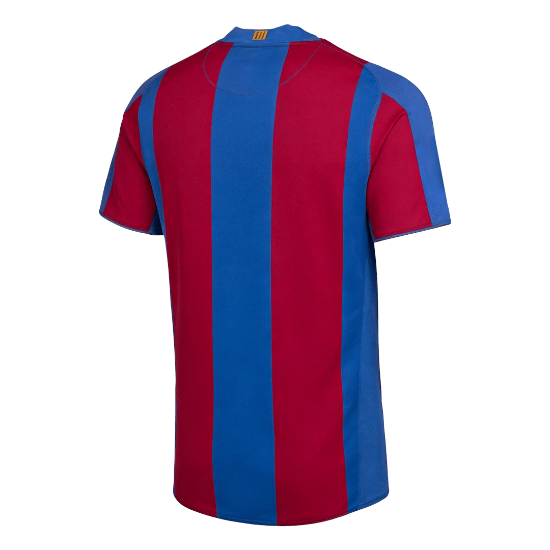 Retro Men's Barcelona 2007/08 Home Soccer Jersey product view 2