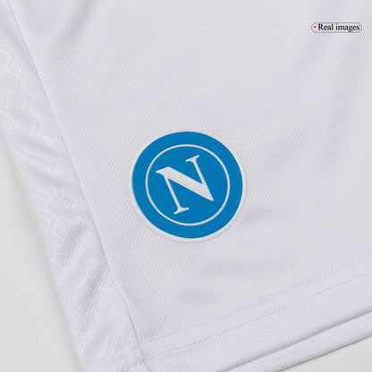Kid's Napoli 2025/26 Home Soccer Jersey Full Kit