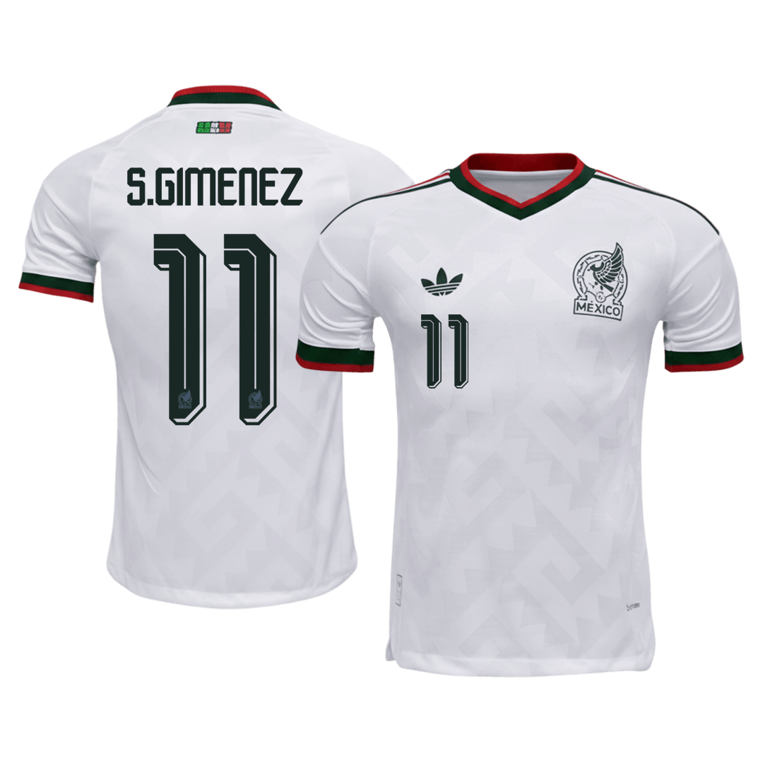 S.GIMENEZ #11 Men's Mexico World Cup 2026 Player Version Away Soccer Jersey - Slim Fit product view 1