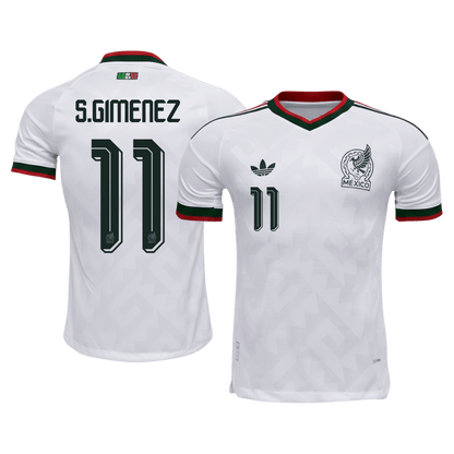 S.GIMENEZ #11 Men's Mexico World Cup 2026 Player Version Away Soccer Jersey - Slim Fit product view 1