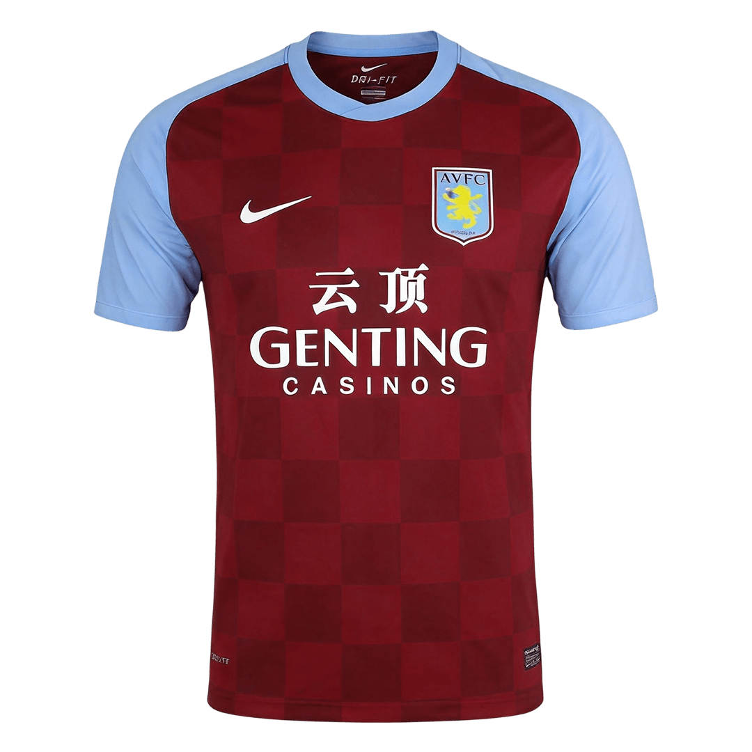 Retro Men's Aston Villa 2011/12 Home Soccer Jersey product view 1