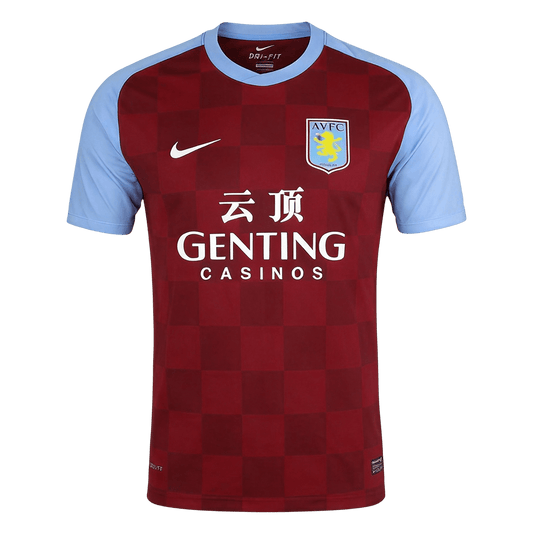Retro Men's Aston Villa 2011/12 Home Soccer Jersey product view 1