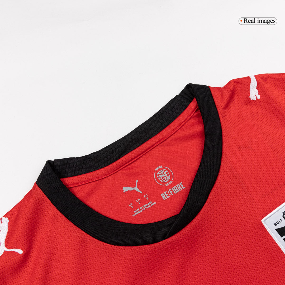 BAUMGARTNER #19 Men's Austria World Cup 2026 Home Soccer Jersey product view 8