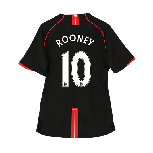 Retro ROONEY #10 Men's Manchester United 2007/08 Away Soccer Jersey product view 1