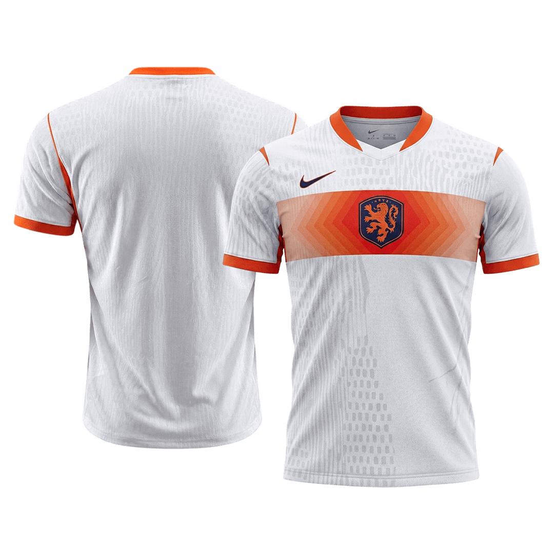 Men's Netherlands World Cup 2026 Player Version Away Soccer Jersey - Slim Fit product view 7