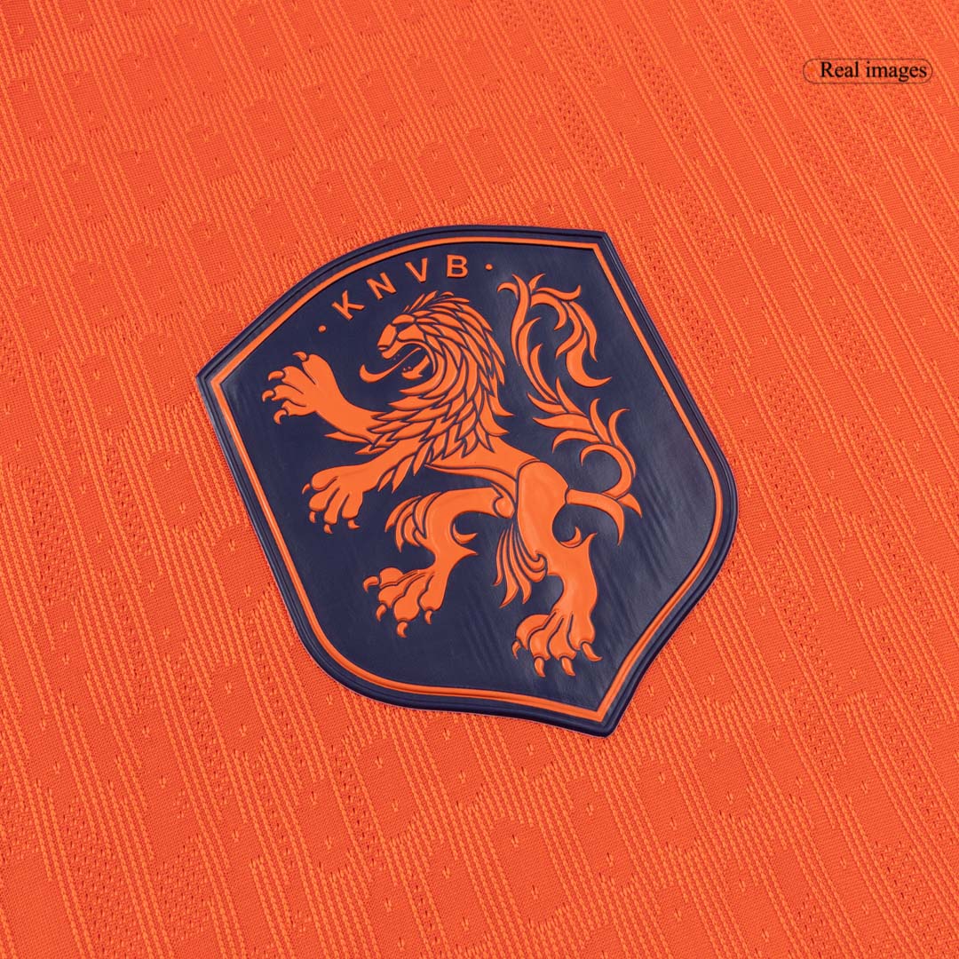 VIRGIL #4 Men's Netherlands World Cup 2026 Player Version Home Soccer Jersey - Slim Fit product view 7