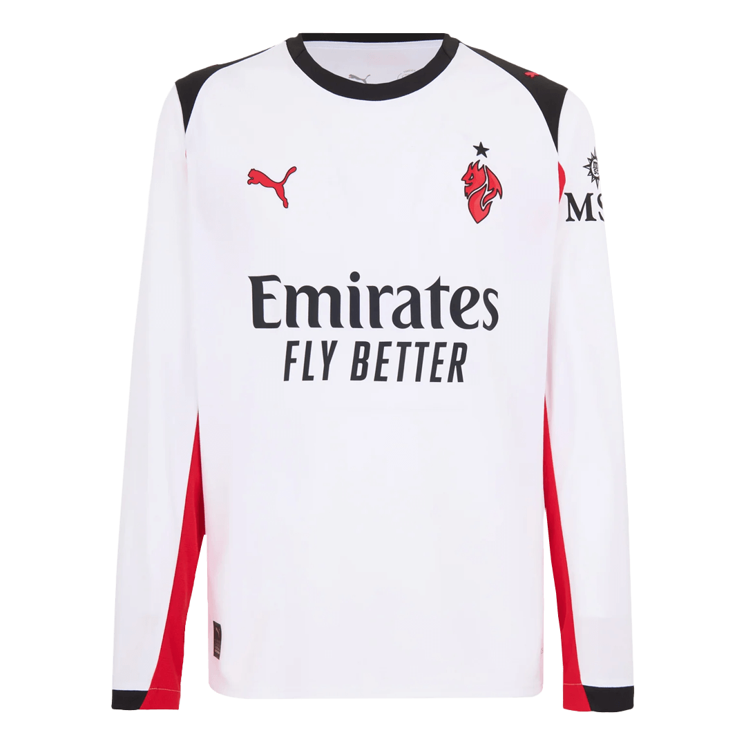 Men's AC Milan 2025/26 Away Long Sleeve Soccer Jersey product view 1