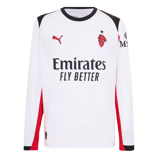 Men's AC Milan 2025/26 Away Long Sleeve Soccer Jersey product view 1