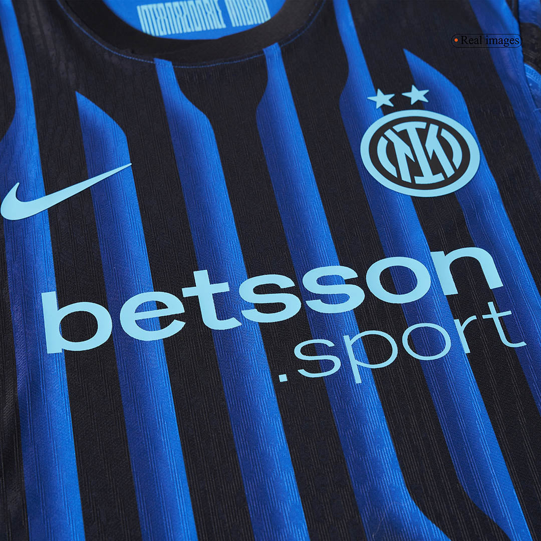 DUMFRIES #2 Men's Inter Milan 2025/26 Player Version Home Soccer Jersey - Slim Fit product view 7
