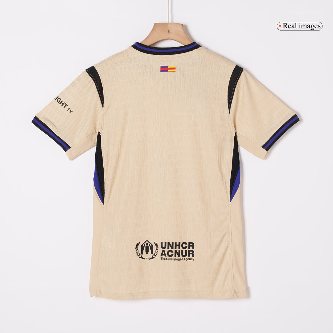 RAPHINHA #11 Men's Barcelona UCL 2025/26 Player Version Away Soccer Jersey - Slim Fit product view 12