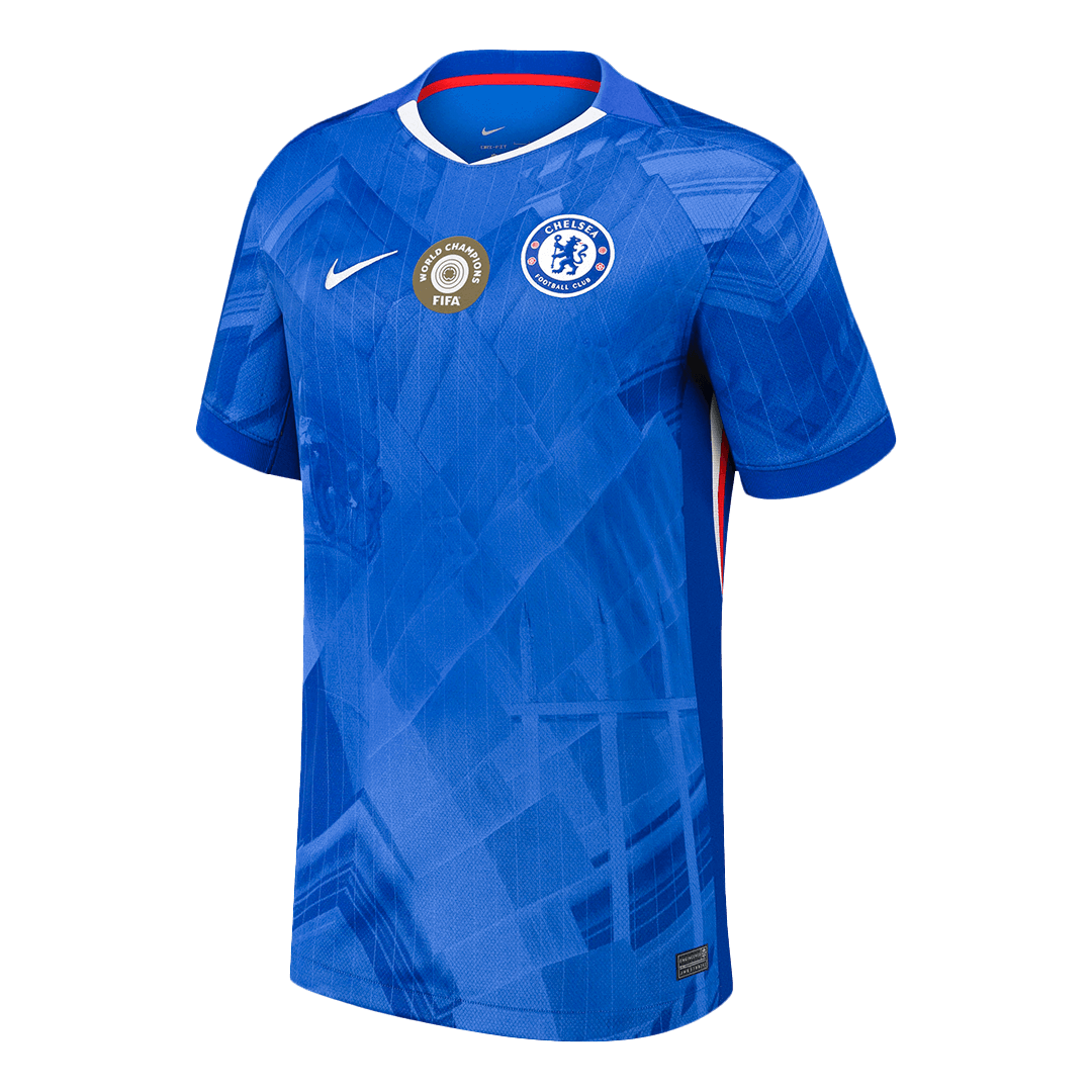 WORLD CHAMPIONS #25 Men's Chelsea 2025/26 Home Soccer Jersey Premium product view 10