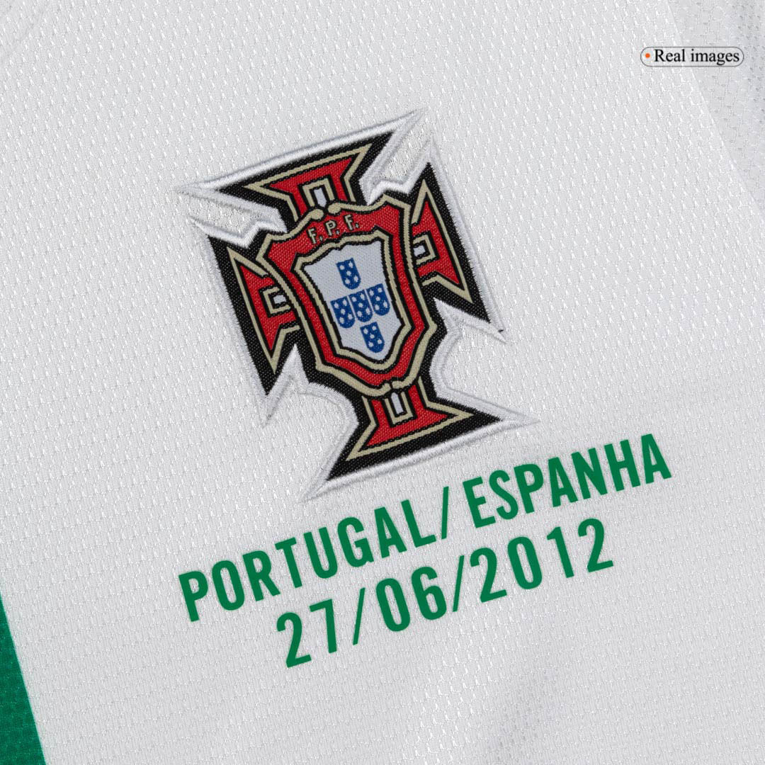 Retro Men's Portugal 2012 Away Soccer Jersey product view 6