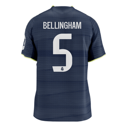 BELLINGHAM #5 Men's Real Madrid 2025/26 Player Version Away Soccer Jersey - Slim Fit Premium product view 9
