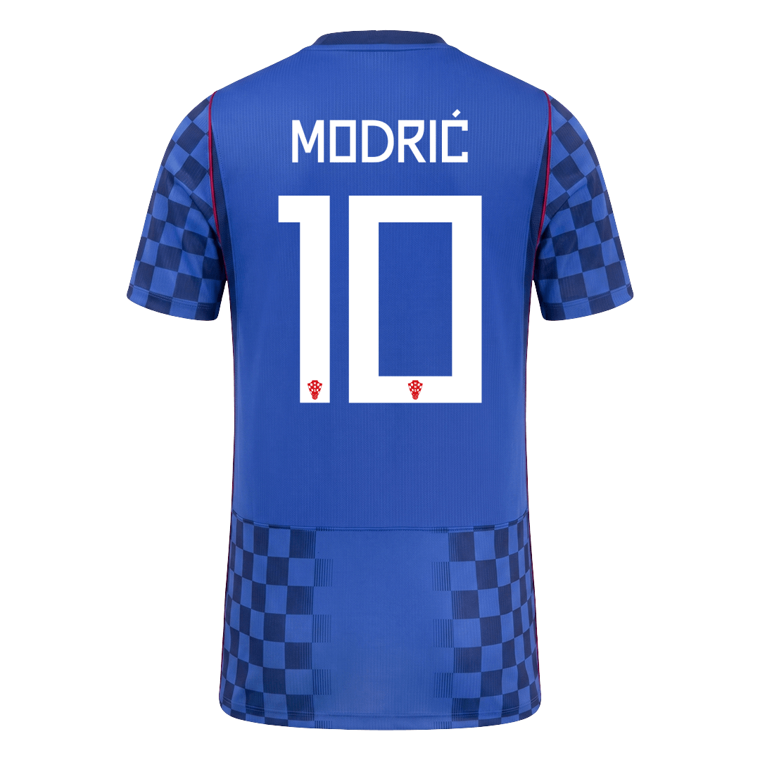 MODRIĆ #10 Men's Croatia World Cup 2026 Player Version Away Soccer Jersey - Slim Fit product view 11