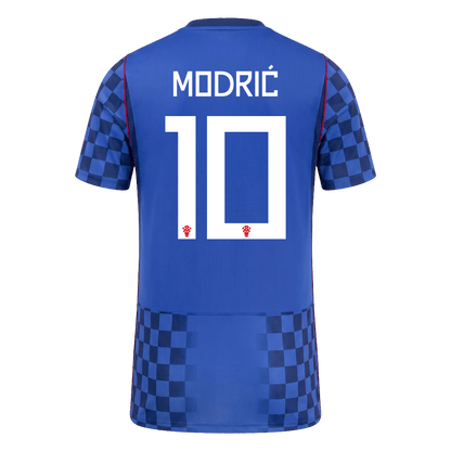 MODRIĆ #10 Men's Croatia World Cup 2026 Player Version Away Soccer Jersey - Slim Fit product view 11