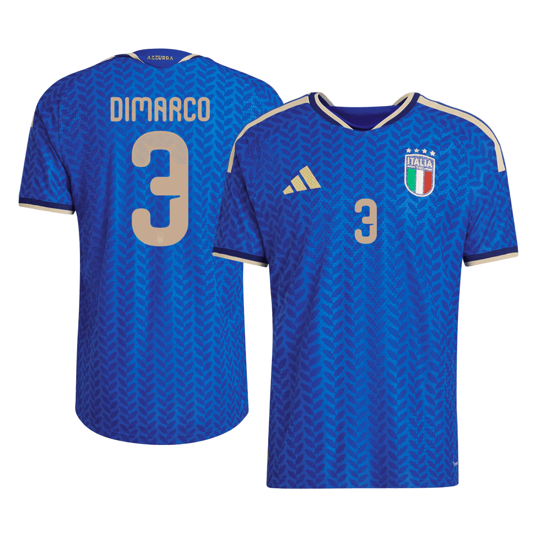 DIMARCO #3 Men's Italy World Cup 2026 Player Version Home Soccer Jersey - Slim Fit product view 1