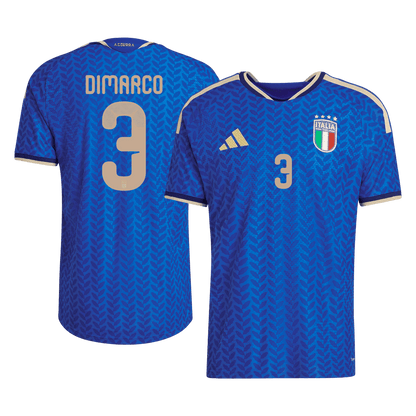 DIMARCO #3 Men's Italy World Cup 2026 Player Version Home Soccer Jersey - Slim Fit product view 1
