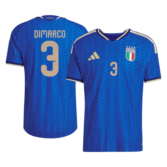DIMARCO #3 Men's Italy World Cup 2026 Player Version Home Soccer Jersey - Slim Fit product view 1