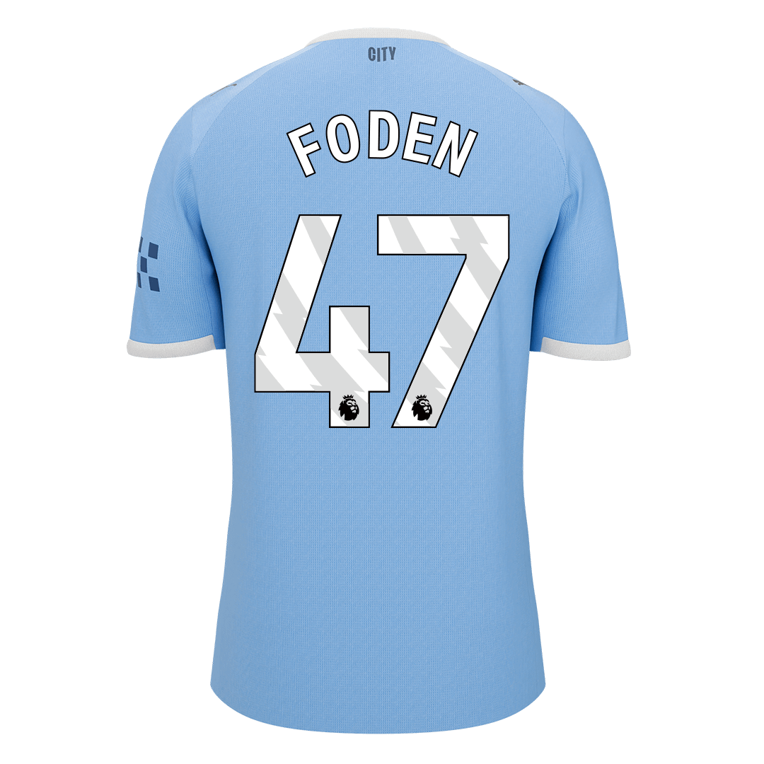 FODEN #47 Men's Manchester City 2025/26 Home Soccer Jersey Premium product view 10