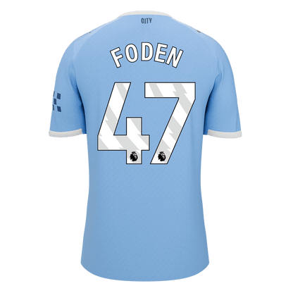 FODEN #47 Men's Manchester City 2025/26 Home Soccer Jersey Premium product view 10