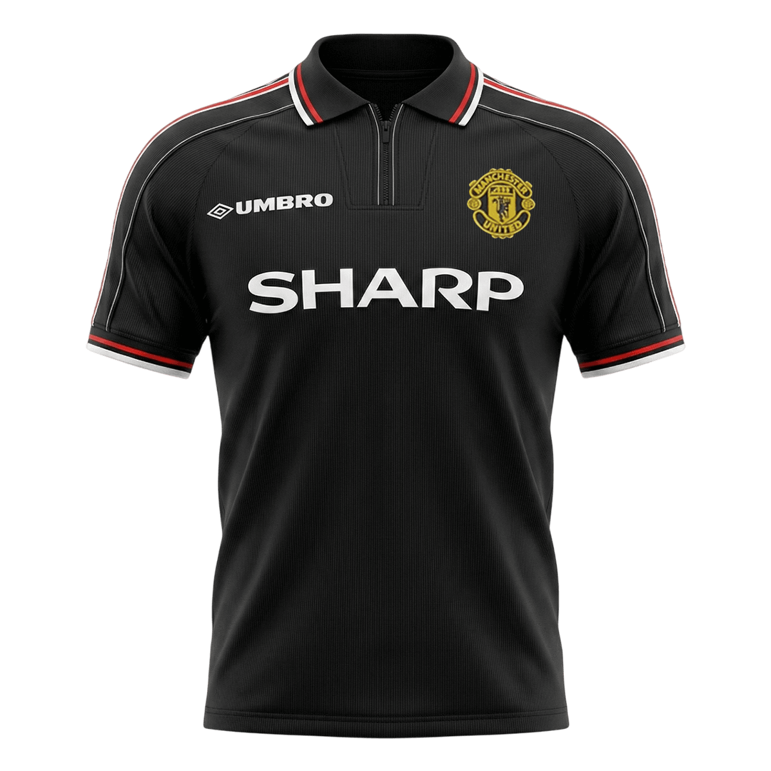 Retro Men's Manchester United 1998 Away Soccer Jersey product view 1
