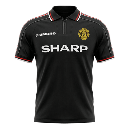 Retro Men's Manchester United 1998 Away Soccer Jersey product view 1