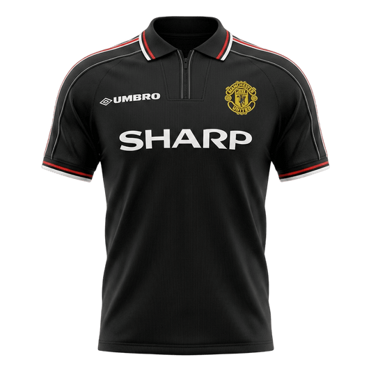 Retro Men's Manchester United 1998 Away Soccer Jersey product view 1