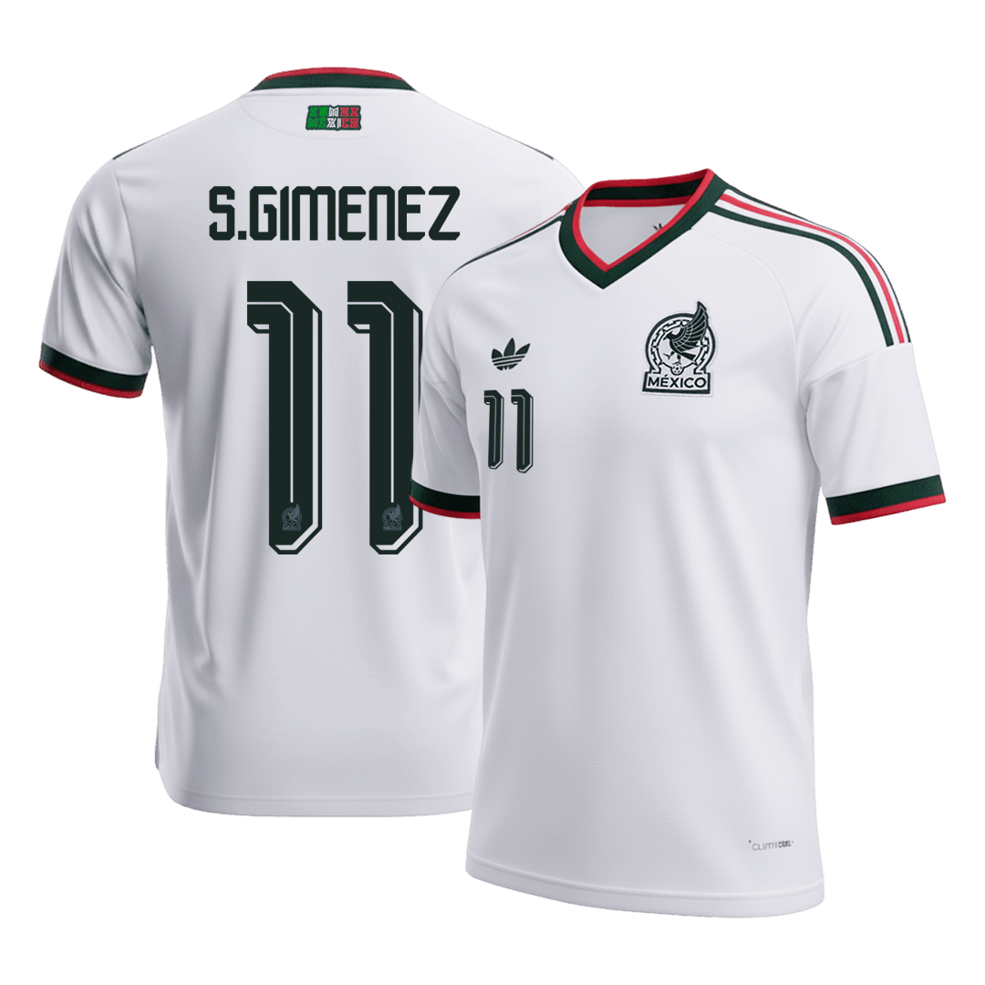 S.GIMENEZ #11 Men's Mexico World Cup 2026 Away Soccer Jersey product view 1