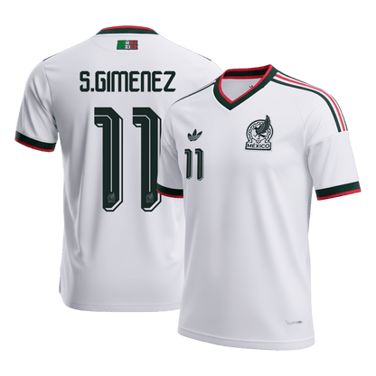 S.GIMENEZ #11 Men's Mexico World Cup 2026 Away Soccer Jersey product view 1