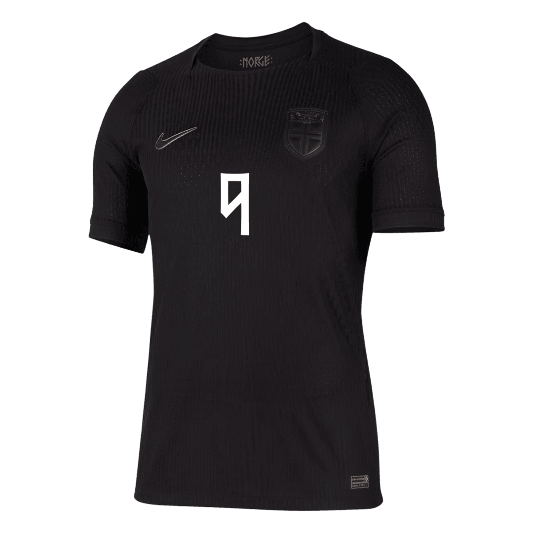 BRAUT HAALAND #9 Men's Norway World Cup 2026 Player Version Away Soccer Jersey - Slim Fit product view 2