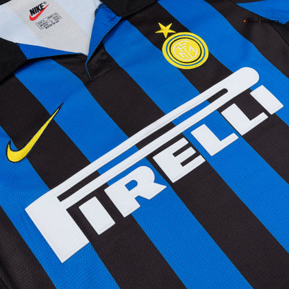 Retro Men's Inter Milan 1998/99 Home Soccer Jersey product view 5
