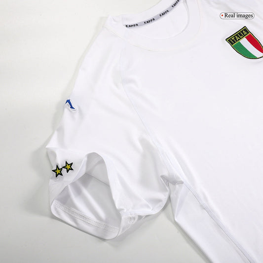 Retro Men's Italy World Cup 2002 Away Soccer Jersey product view 2