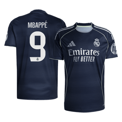 MBAPPÉ #9 Men's Real Madrid 2025/26 Away Soccer Jersey Premium product view 1