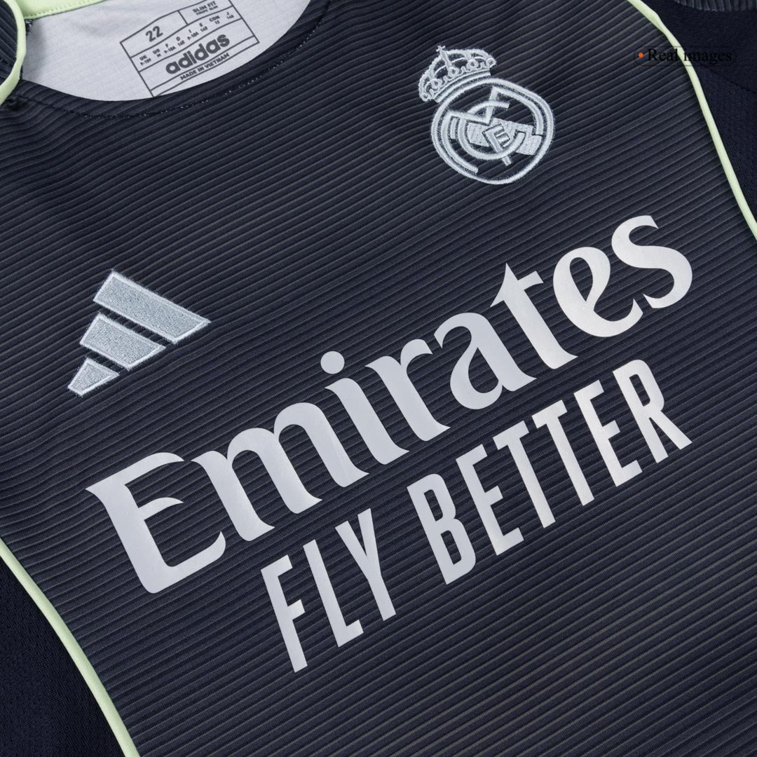 Kid's Real Madrid 2025/26 Away Soccer Jersey Full Kit [PREMIUM]
