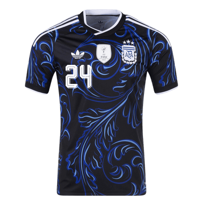 E. FERNÁNDEZ #24 Men's Argentina World Cup 2026 Away Soccer Jersey product view 8