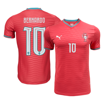 BERNARDO #10 Men's Portugal World Cup 2026 Player Version Home Soccer Jersey - Slim Fit product view 1