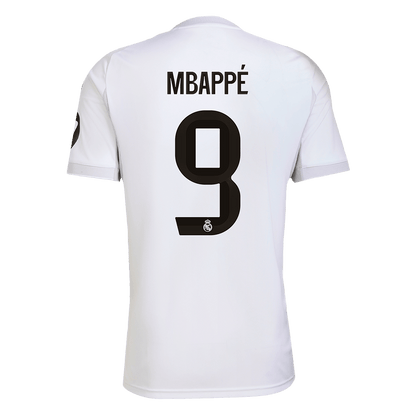 MBAPPÉ #9 Men's Real Madrid 2025/26 Home Soccer Jersey Premium product view 9