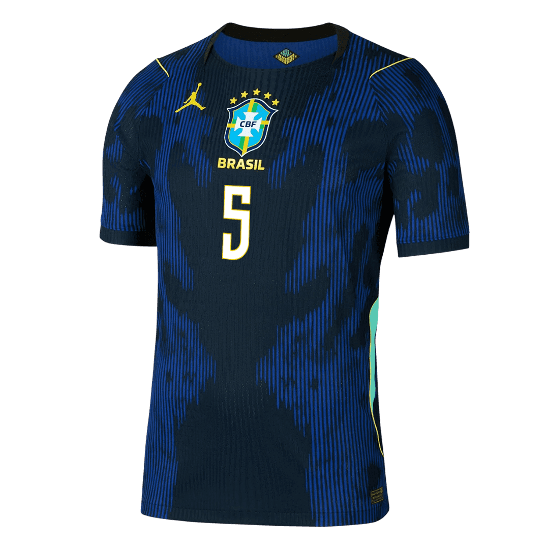 CASEMIRO #5 Men's Brazil World Cup 2026 Player Version Away Soccer Jersey - Slim Fit product view 2