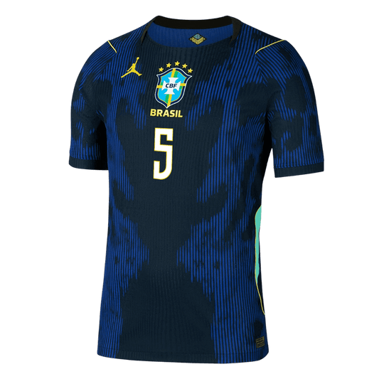 CASEMIRO #5 Men's Brazil World Cup 2026 Player Version Away Soccer Jersey - Slim Fit product view 2
